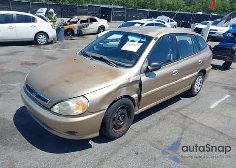 2002 Kia Rio Cinco из США, поврежденный, VIN KNADC163926066740